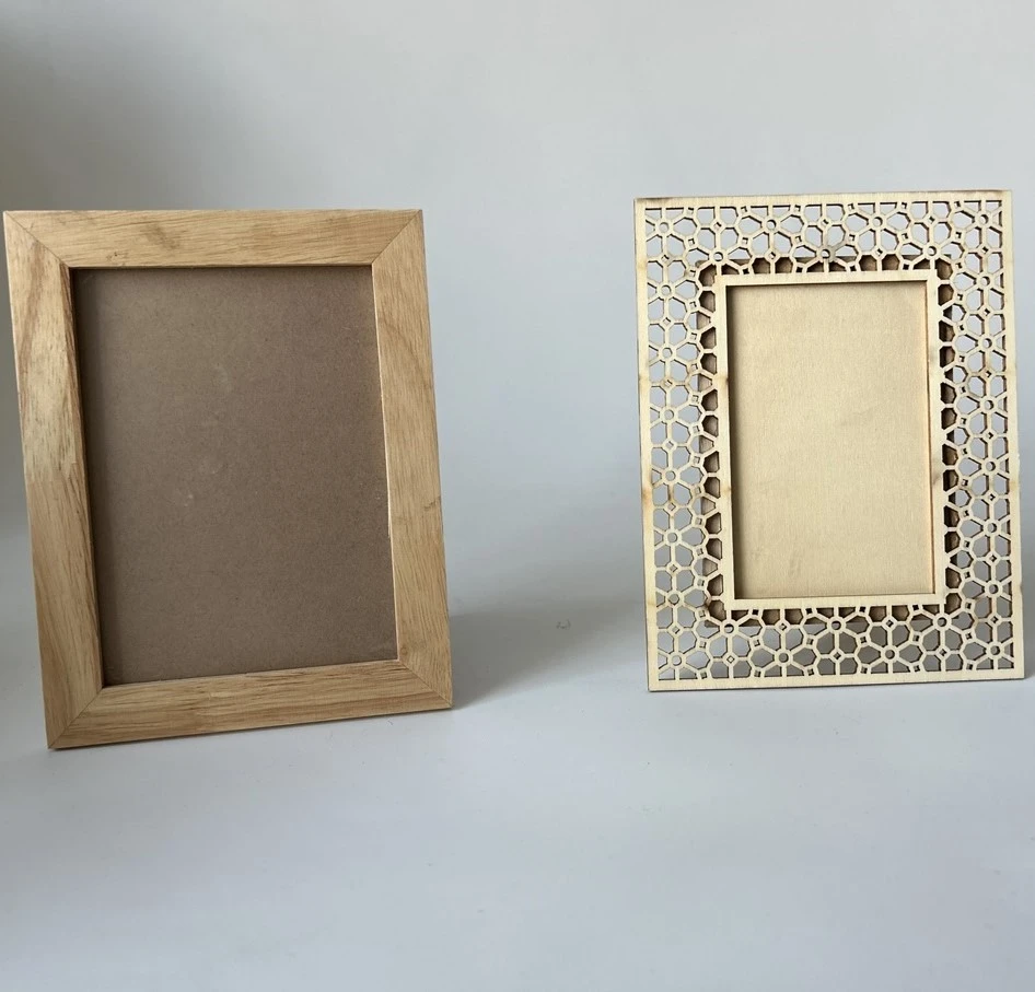 Ahşap diy fotoğraf çerçevesi